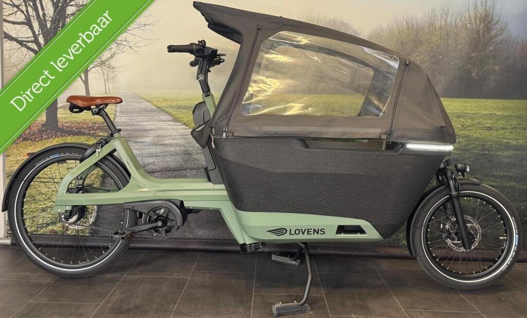 Lovens Explorer Elektrische Fiets | Bakfiets | Riem | 545Wh, Overige merken, Info@lovensbikes.com, Ophalen of Verzenden, Zo goed als nieuw