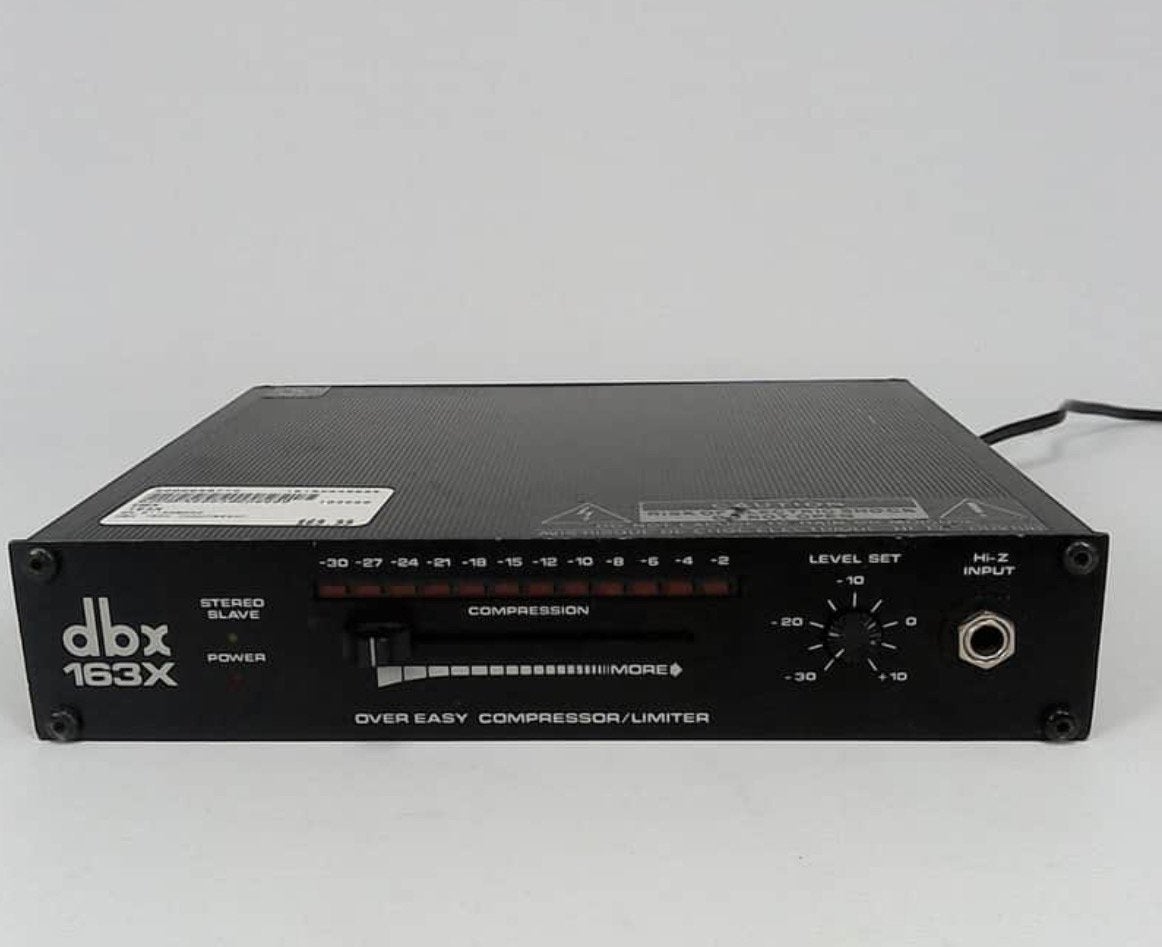 Gezocht DBX 163x Overeasy compressor/limiter, Ophalen of Verzenden, Zo goed als nieuw, Compressor