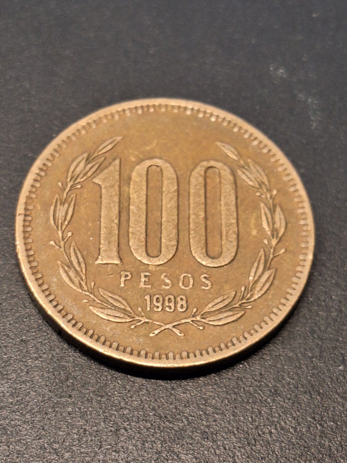 Chili 100 pesos 1998, Ophalen of Verzenden, Zuid-Amerika