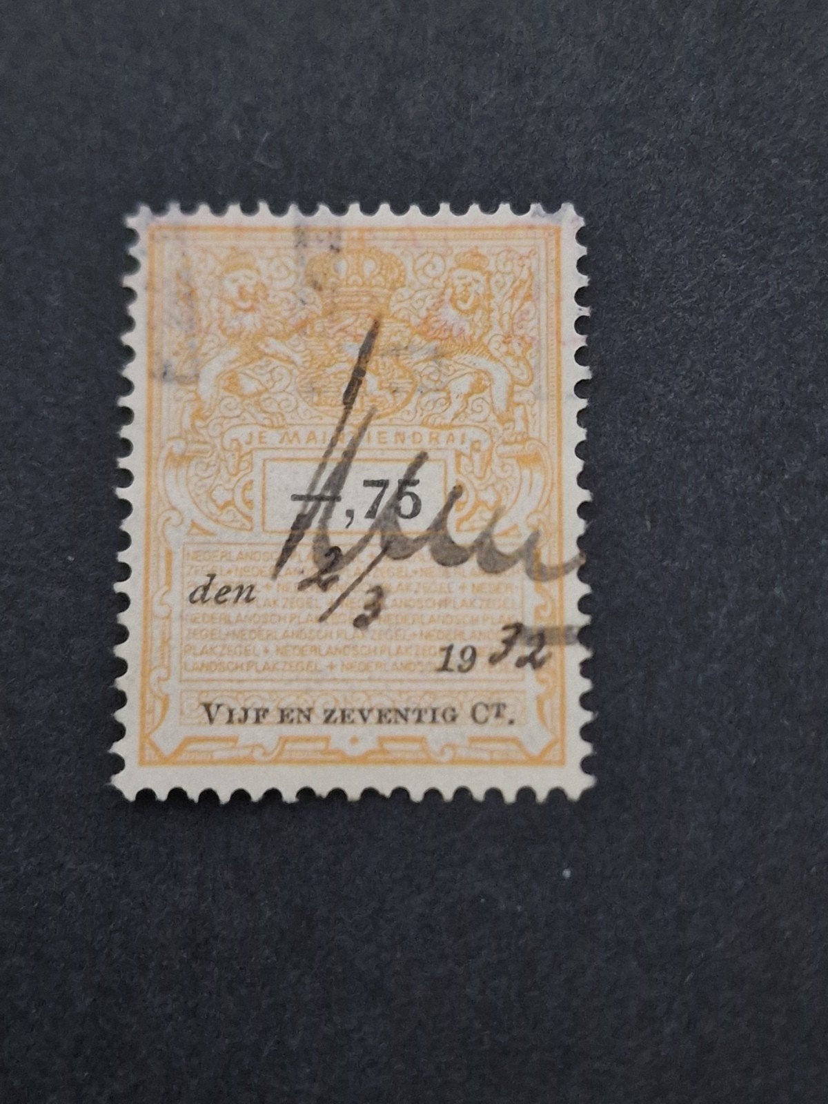 Barefoot 379 Belastingzegel 1928 Nederland, Postzegels en Munten, Ophalen of Verzenden