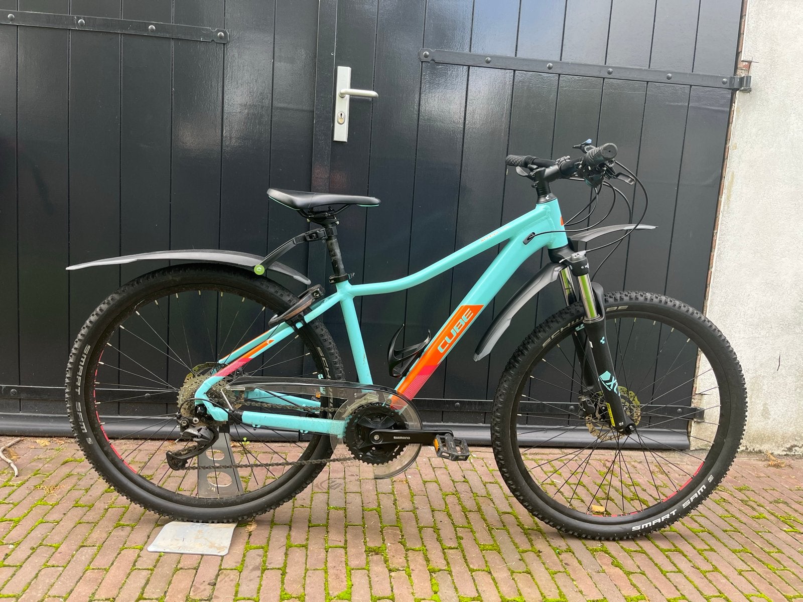 Cube Access WS PRO Iceblue/ orange dames mountainbike, Overige merken, Ophalen of Verzenden, Schijfrem, Overige maten
