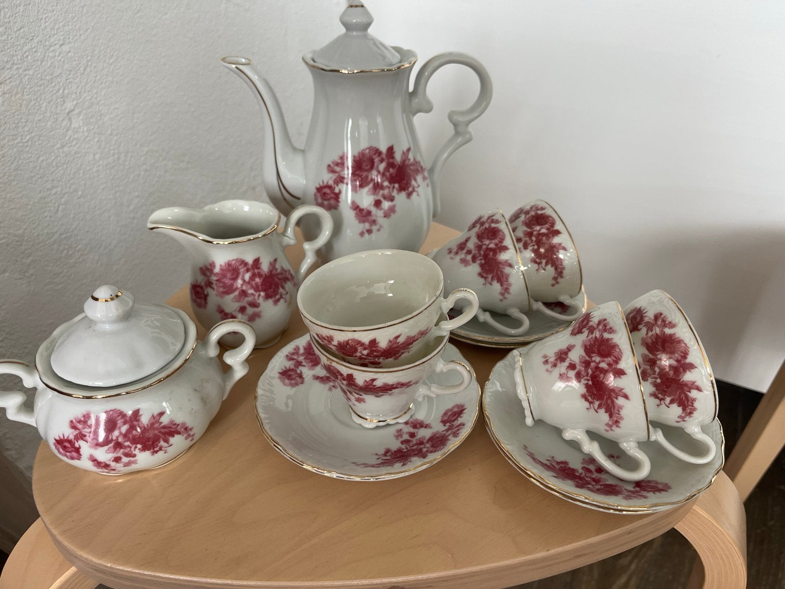 Uniek Edel Porzellan (kinder)theeservies - Compleet & Gaaf, Antiek en Kunst, Antiek | Porselein, Ophalen of Verzenden