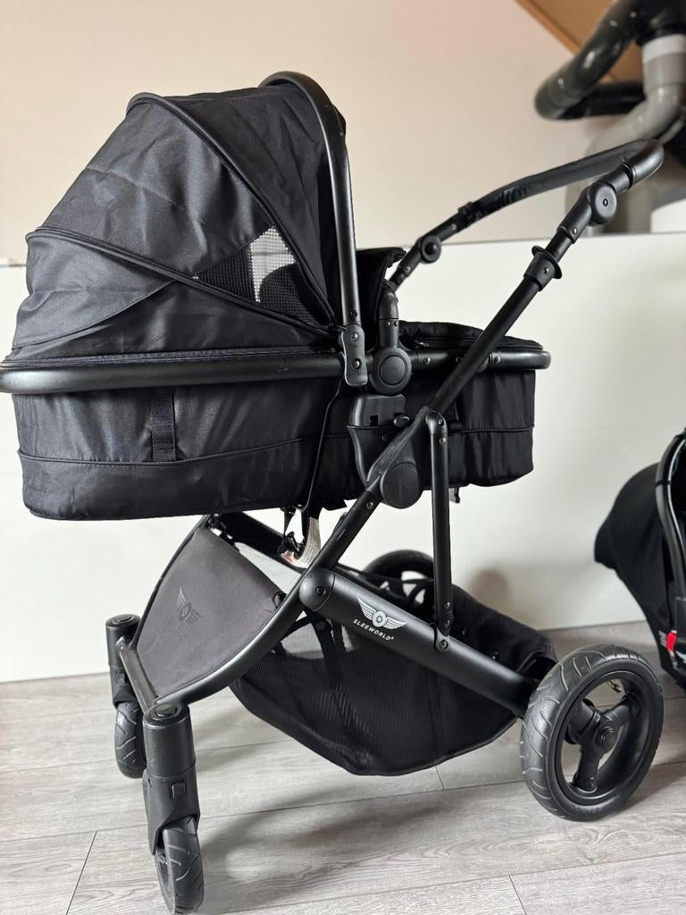 Sleeworld kinderwagen, met maxi cosi, Isofix en beschermhoes, Ophalen of Verzenden