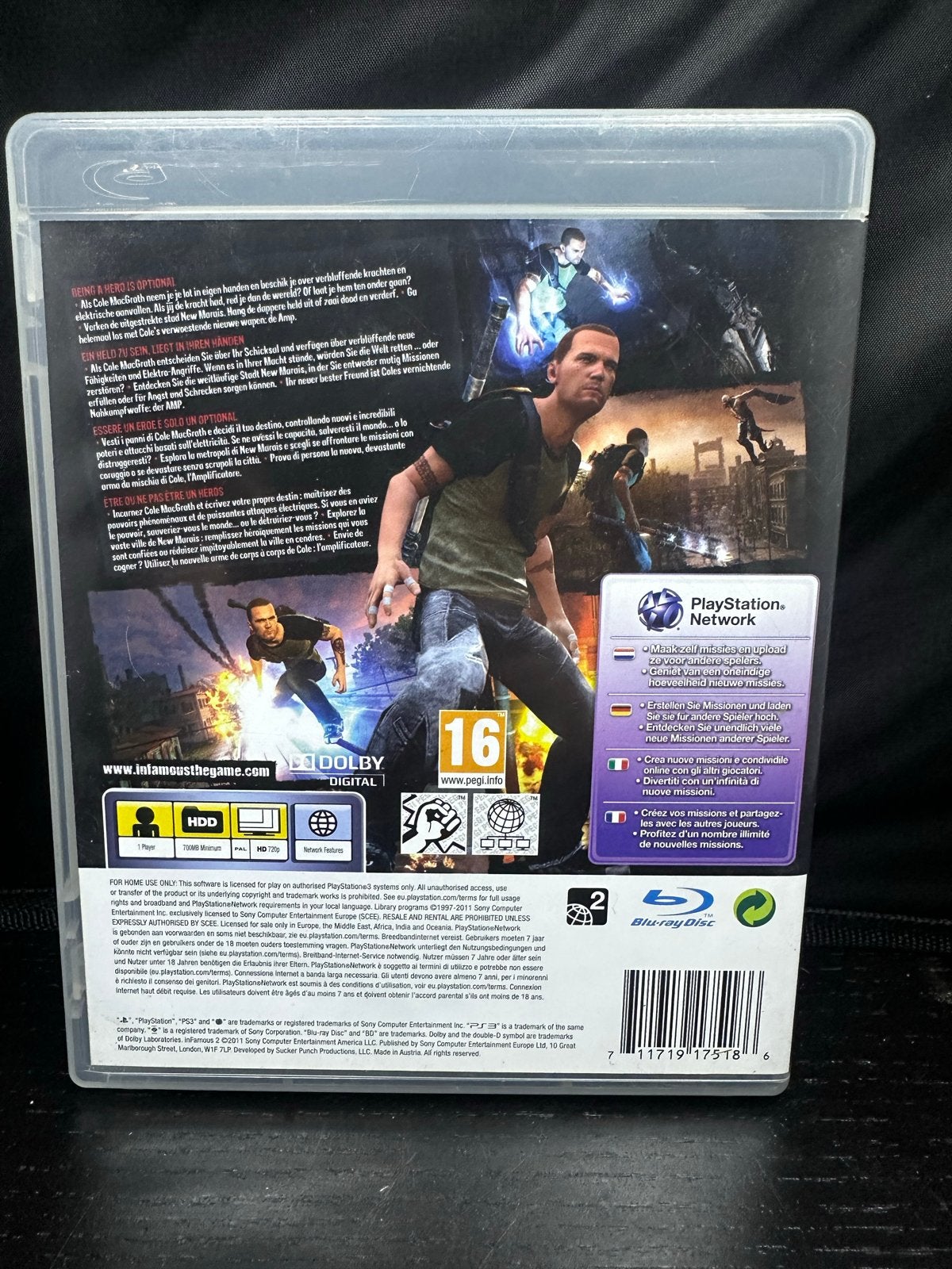InFamous 2 PS3 - Actie-avontuur game, Avontuur en Actie, Online, Verzenden, 1 speler