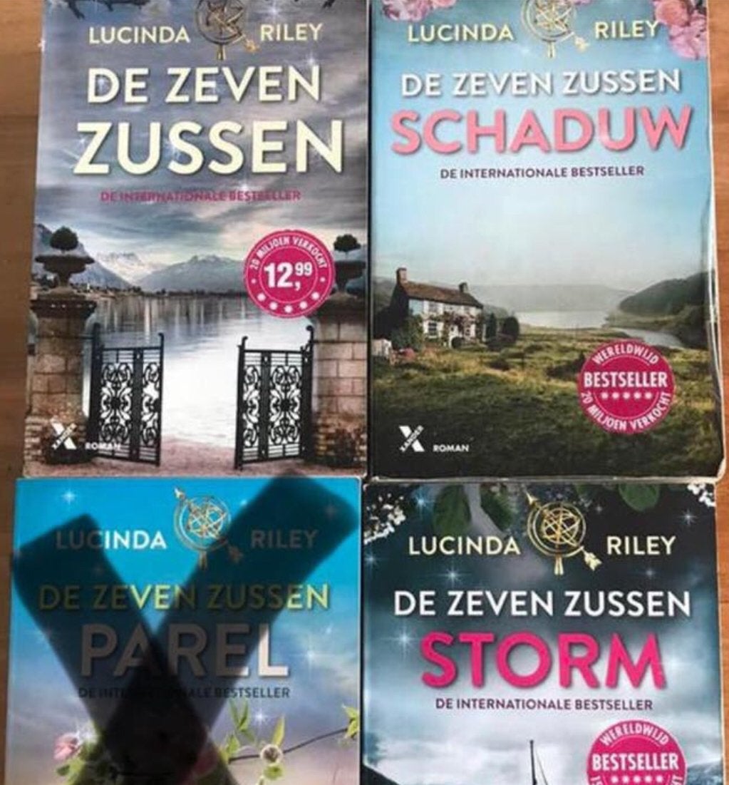 Lucinda Riley De zeven zussen (parel verkocht) 6.00 per deel, Ophalen of Verzenden, Zo goed als nieuw
