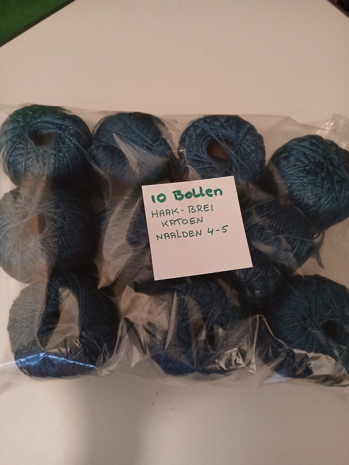 10 bollen brei/ haakkatoen, Verzenden, Nieuw, Breien of Haken, Wol of Garen