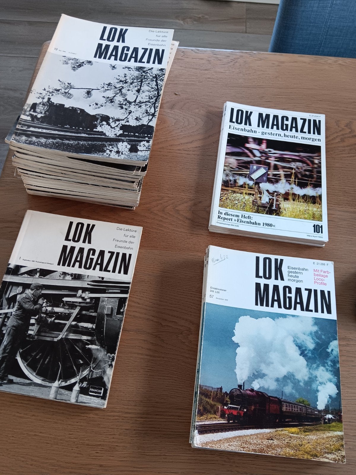 Der Lok-Magazin 1962 tot 1981     39 sts Trein tijdschriften, Ophalen of Verzenden, Gelezen, Overige typen