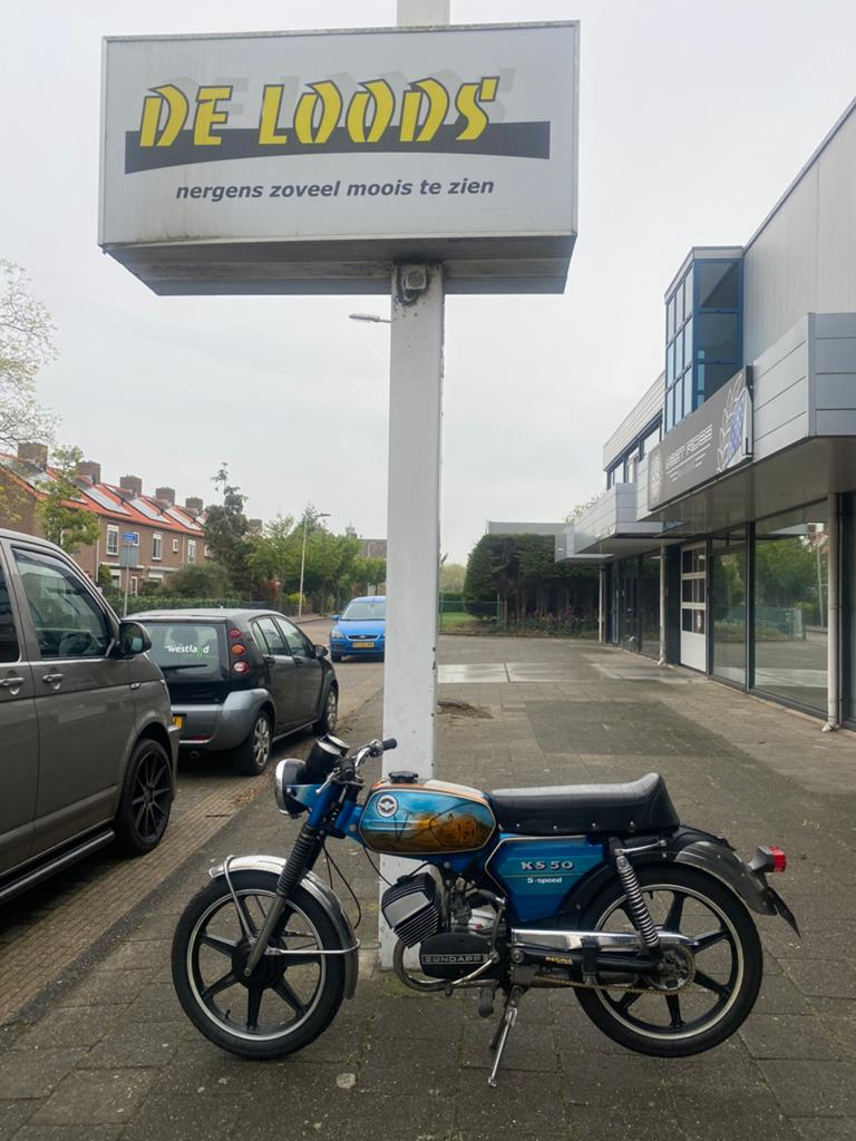 Te Koop Zundapp old school met nl kenteken, Ophalen, Gebruikt, Maximaal 45 km/u, KS50