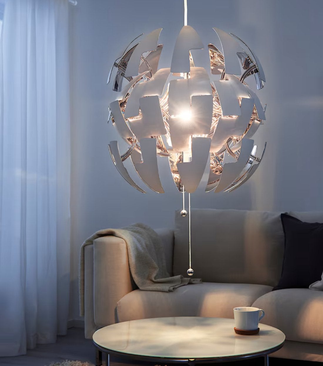Hanglamp ikea ps 2014 52 cm, Ophalen, Zo goed als nieuw
