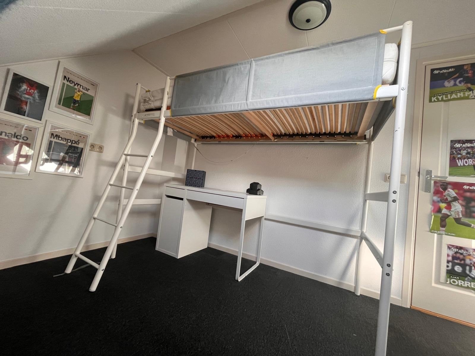 Nette 1-persoons hoogslaper inclusief matras, Ophalen, Eenpersoons, 160 tot 180 cm, Zo goed als nieuw