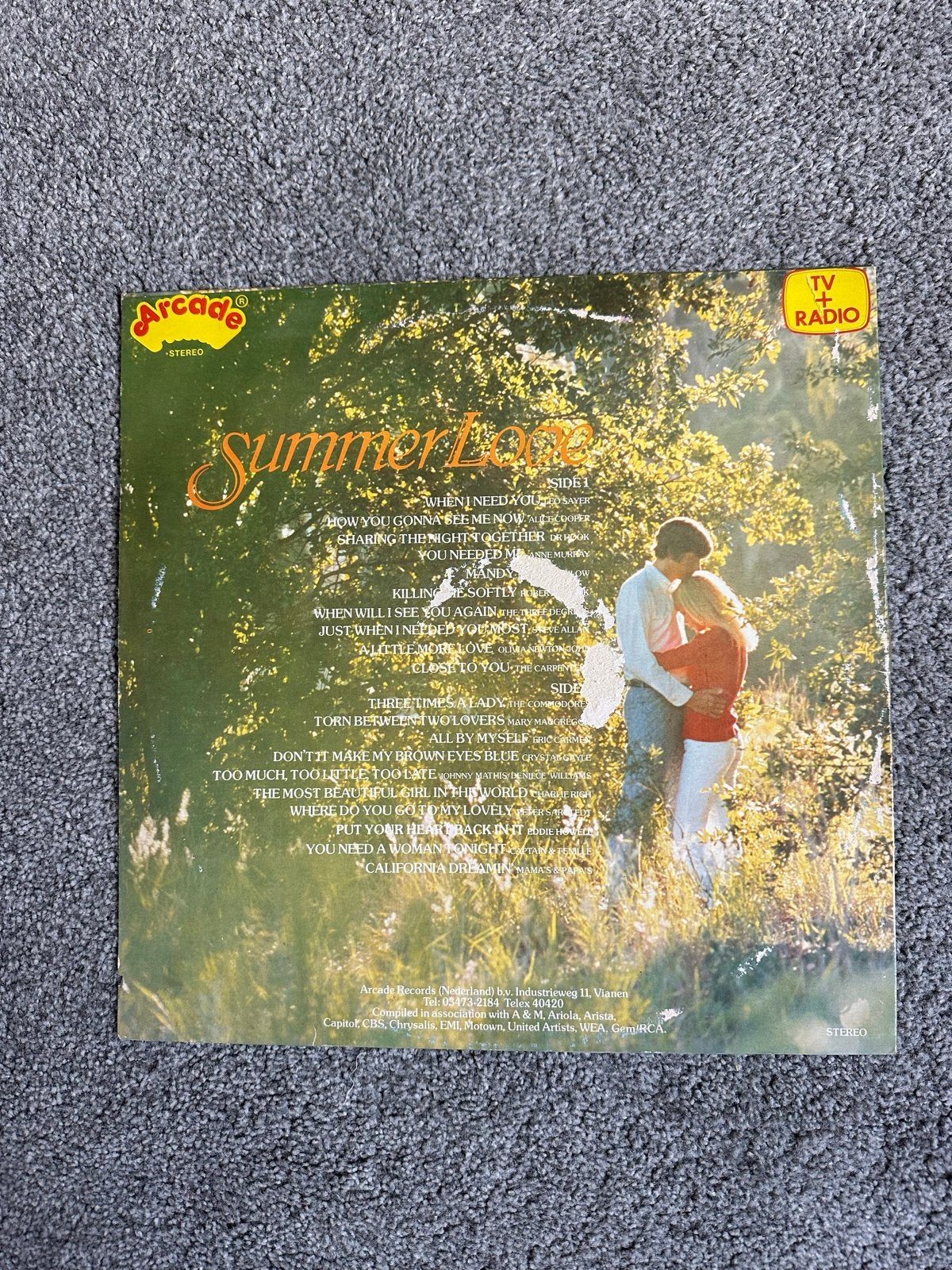 Arcade Records - Summer Love LP (1975), LP, Pop, Ophalen of Verzenden, Zo goed als nieuw