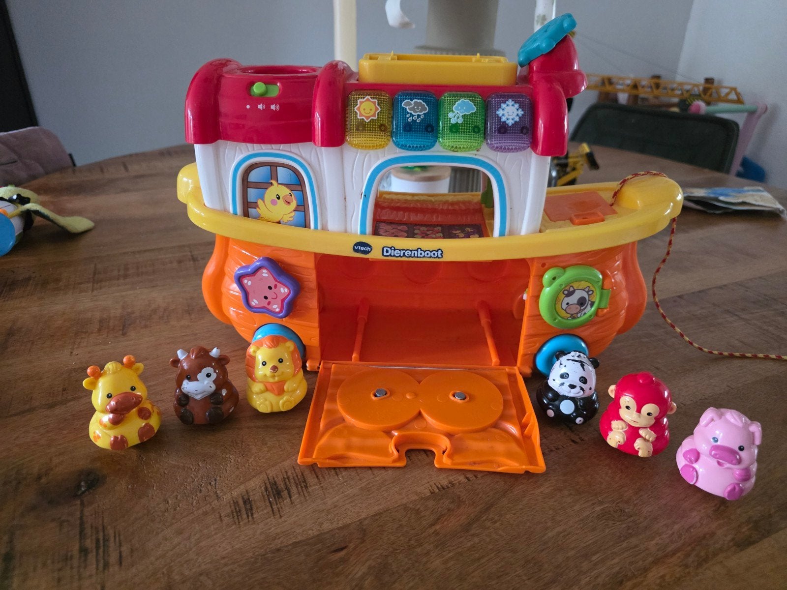 VTech Dierenboot met geluid en licht, Ophalen of Verzenden, Zo goed als nieuw, Overige typen, Met licht