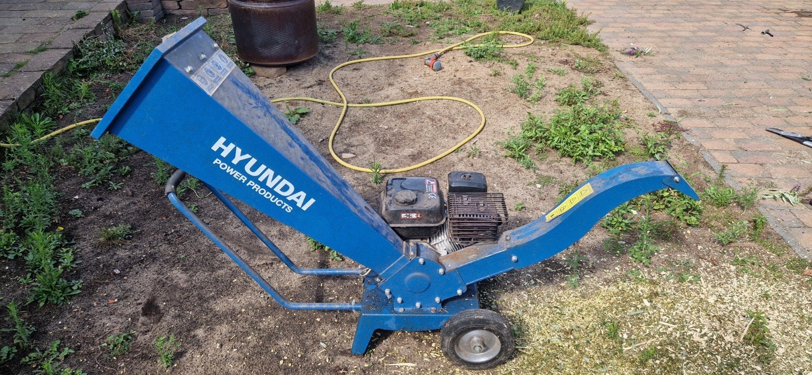 Hyundai hout hakselaar 6.5 pk, Tuin en Terras, Ophalen, Gebruikt