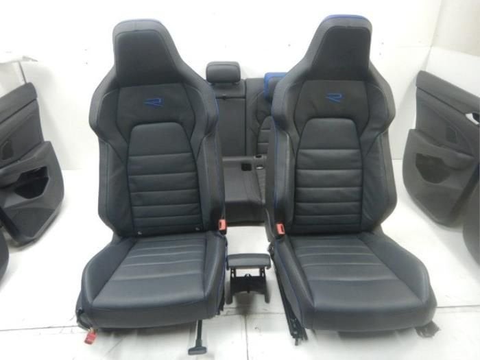 VW Golf 8 R Interieur Leder Verwarmd Koeling Memory Carbon, Ophalen of Verzenden, Gebruikt