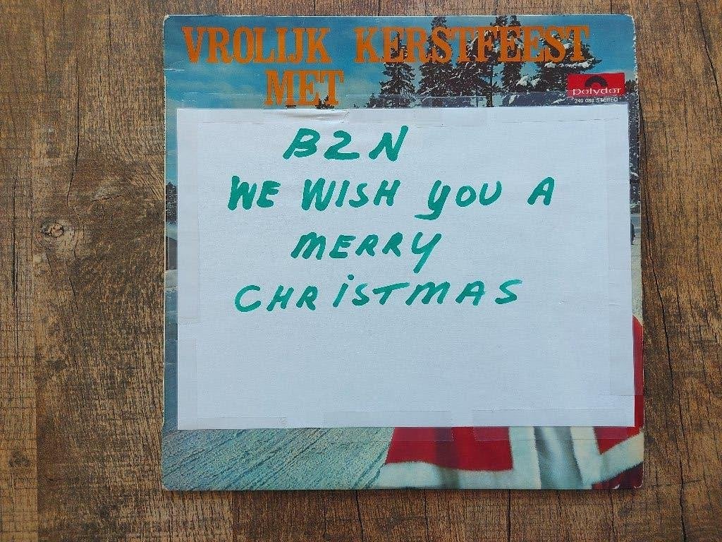 LP BZN / We wish you a merry christmas (1981), Cd's en Dvd's, LP, Gebruikt, Pop, Ophalen of Verzenden