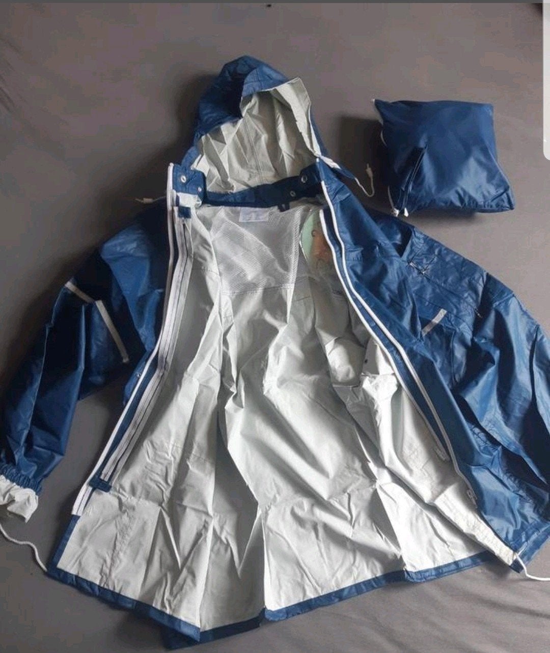 vintage jaren 80 regenpakken in 2 kleuren maat XS valt als M, Ophalen of Verzenden, Nieuw, Regenpak, Dames