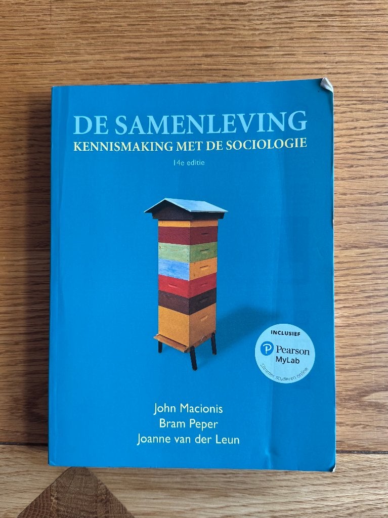 De samenleving, kennismaking met de sociologie, 14e editie, Ophalen of Verzenden, Alpha, Gelezen, HBO
