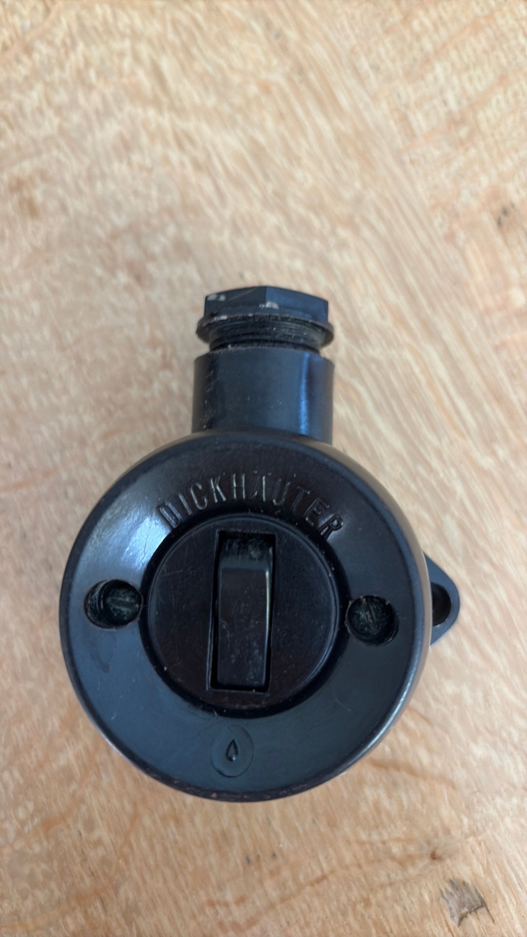 Lichtschakelaar bakeliet, Doe-het-zelf en Verbouw, Ophalen of Verzenden, Gebruikt, Overige merken, Schakelaar