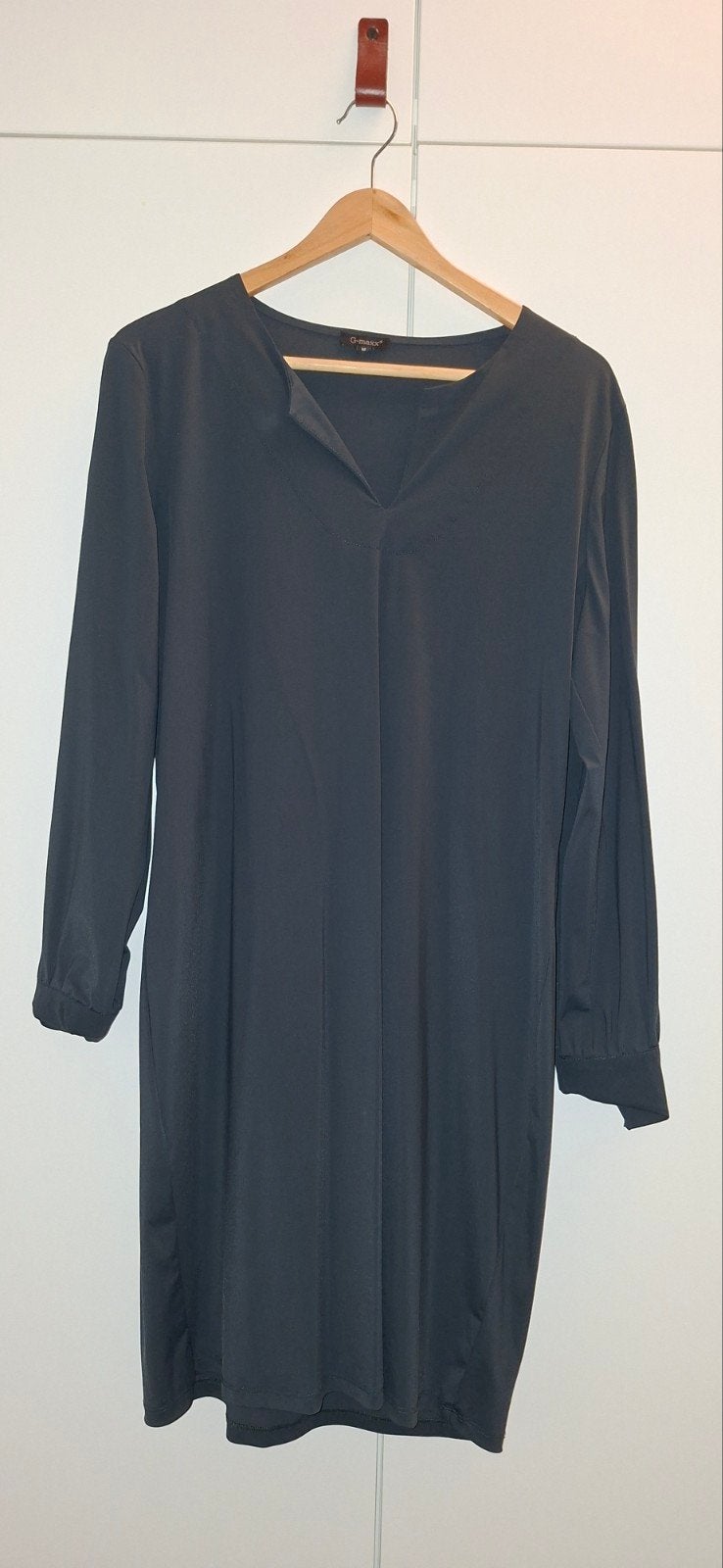 gmaxx travelstof jurk maat M, Maat 38/40 (M), Ophalen of Verzenden, Zo goed als nieuw, Knielengte