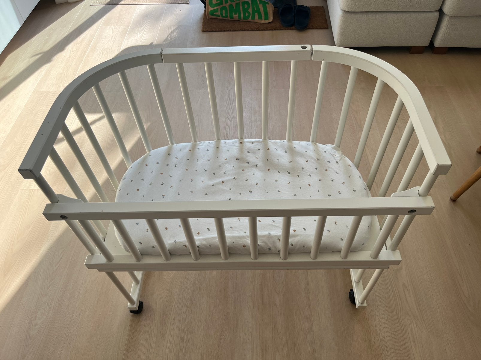 GRATIS babybay Original co-sleeper + matras & 2 hoezen, Kinderen en Baby's, Ophalen, Gebruikt, Wieg