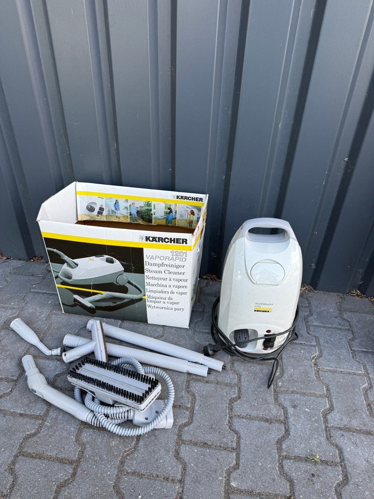 Kärcher Stoomreiniger VaporaRapid 1201 met accessoires, Ophalen, Inclusief accessoires, Gebruikt, Kärcher