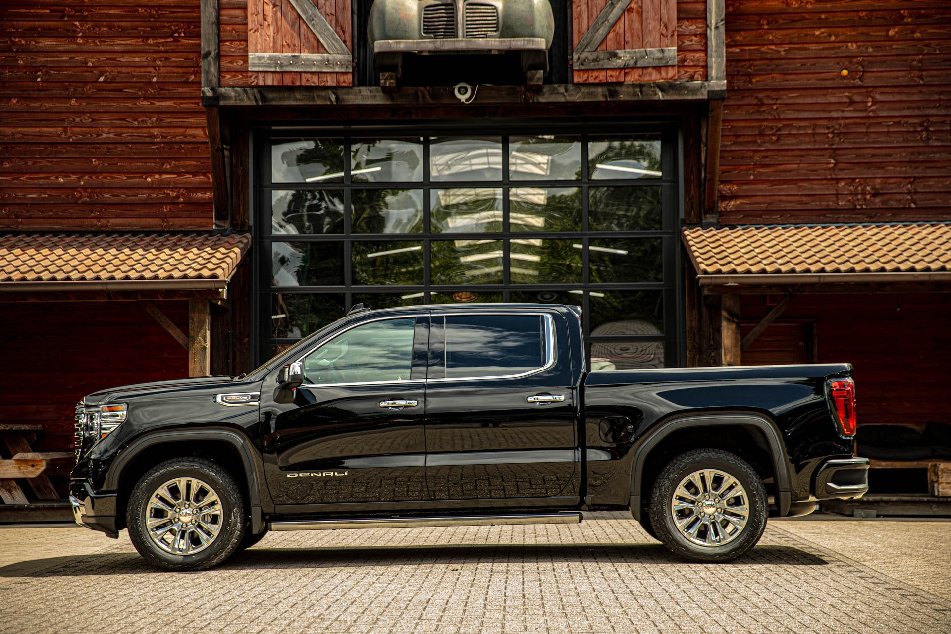 GMC Sierra Denali 6.2L V8, BPM VRIJ, full option full option, Automaat, 8 cilinders, 4 stoelen, Zwart