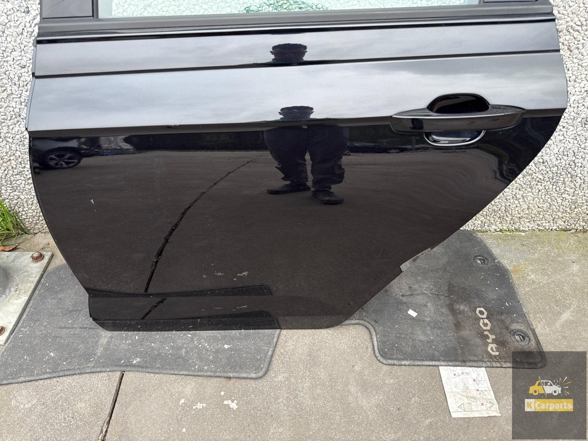 portier Volkswagen Polo 2G links achter deur, Gebruikt, Volkswagen AG, Volkswagen, Deur