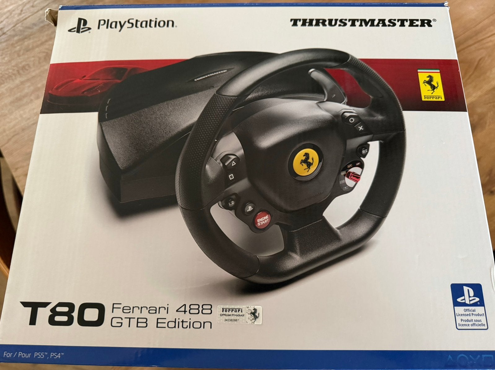 Trustmaster T80 Ferrari 488 GTB edition, Ophalen of Verzenden, Zo goed als nieuw, PlayStation 4