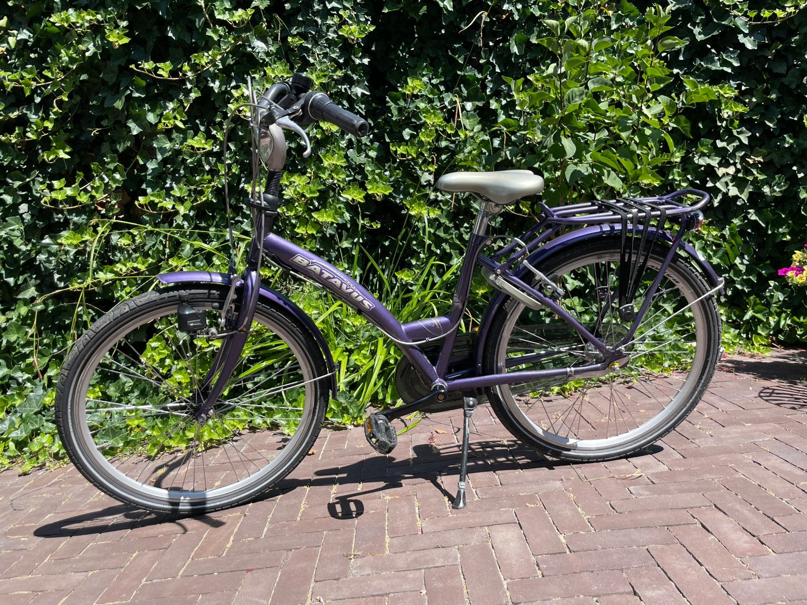 Batavus meisjesfiets 24 inch, Fietsen en Brommers, Fietsen | Meisjes, Ophalen, Terugtraprem, Handrem, Gebruikt