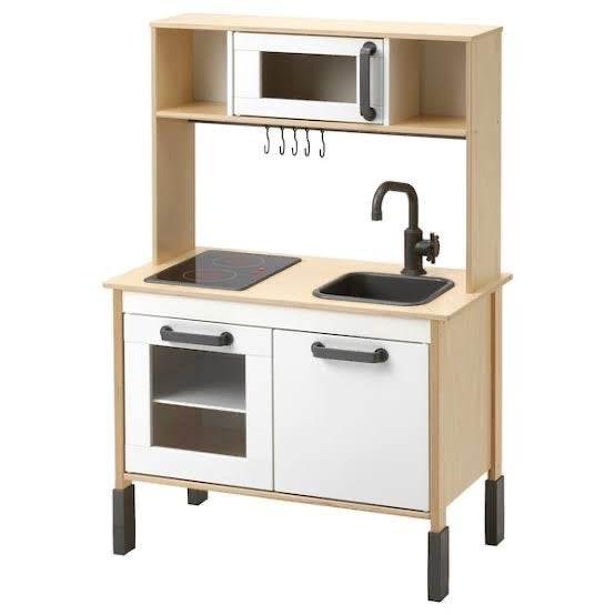 IKEA DUKTIG Speelkeuken met accessoires, Ophalen, Zo goed als nieuw, Hout, Speelkeuken