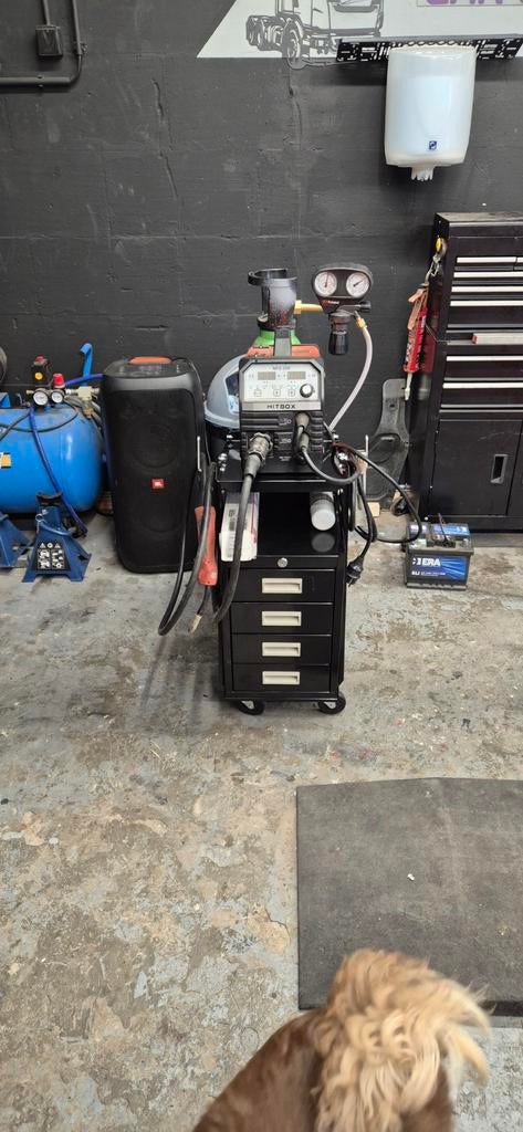 HITBOX Inverter Lasapparaat - MIG/MAG, TIG, MMA, Ophalen of Verzenden, Gebruikt, 150 tot 250 ampère, Inverter