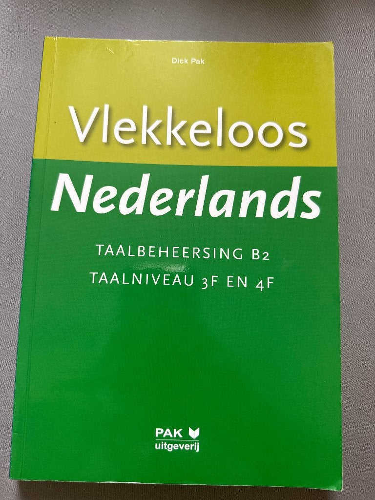 Vlekkeloos Nederlands, Boeken, Verzenden, Nieuw, Dick Pak, Nederlands