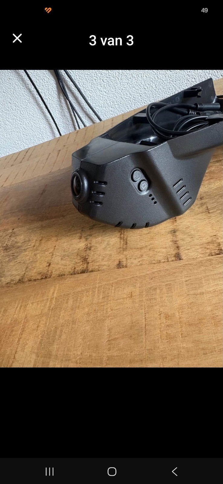 Dashcam met achtercamera voor BMW F20, Ophalen of Verzenden, Gebruikt