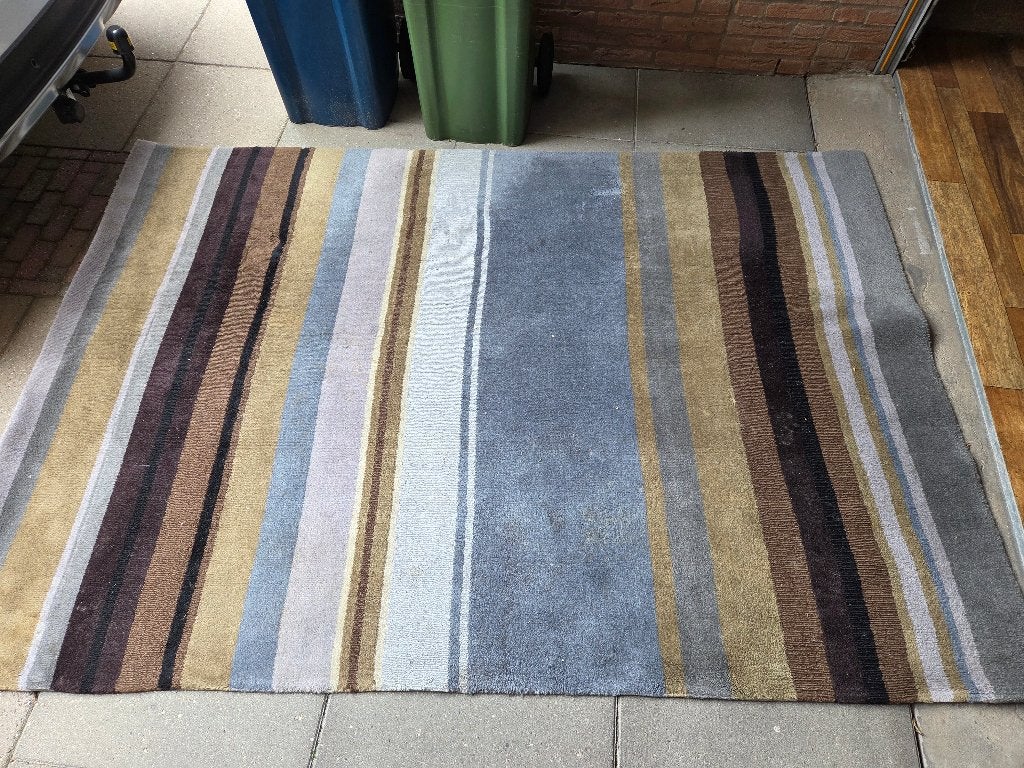 Wollen tapijt, Ophalen, Gebruikt, 100 tot 150 cm, 200 cm of meer