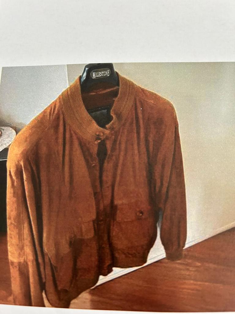 Suède heren jack, Ophalen, Zo goed als nieuw, Maat 48/50 (M), Bruin