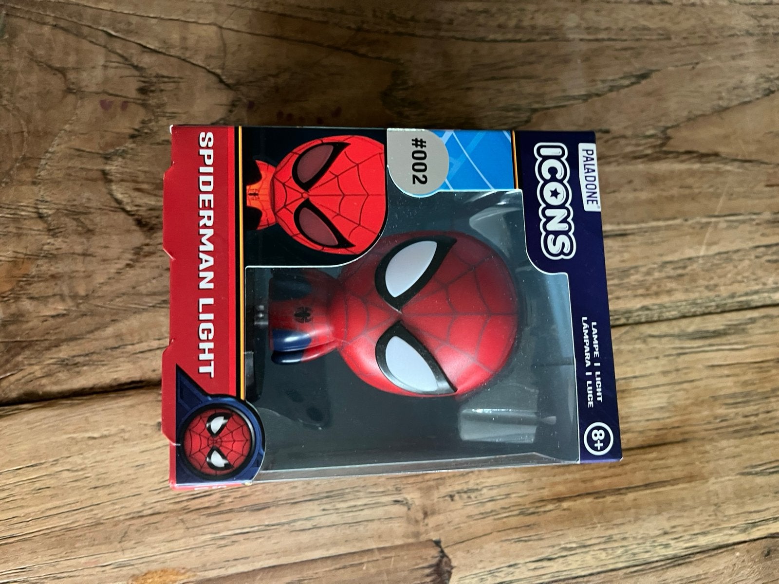 Spiderman Light ICONS #002 - Nieuw in verpakking, Ophalen of Verzenden, Nieuw, Rood, Kunststof