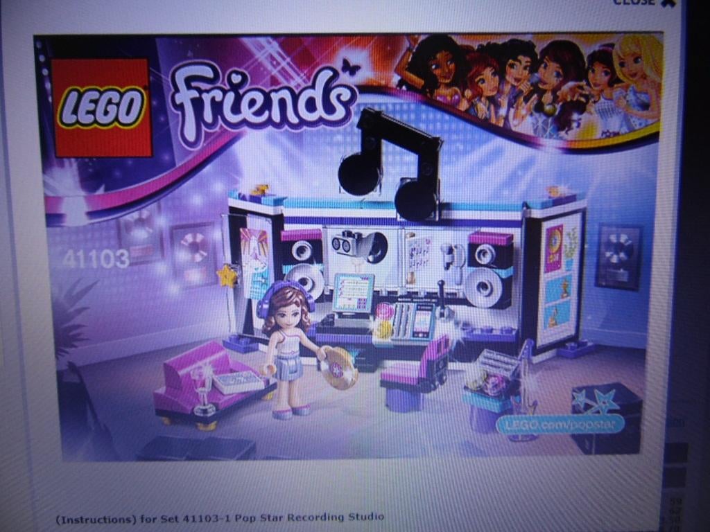 Lego Friends 41103 Popster Opnamestudio, Lego, Friends, Ophalen of Verzenden, Zo goed als nieuw