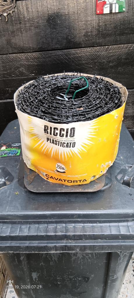 Nieuwe rol Riccio Prikkeldraad 250m - Cavatorta, Ophalen of Verzenden