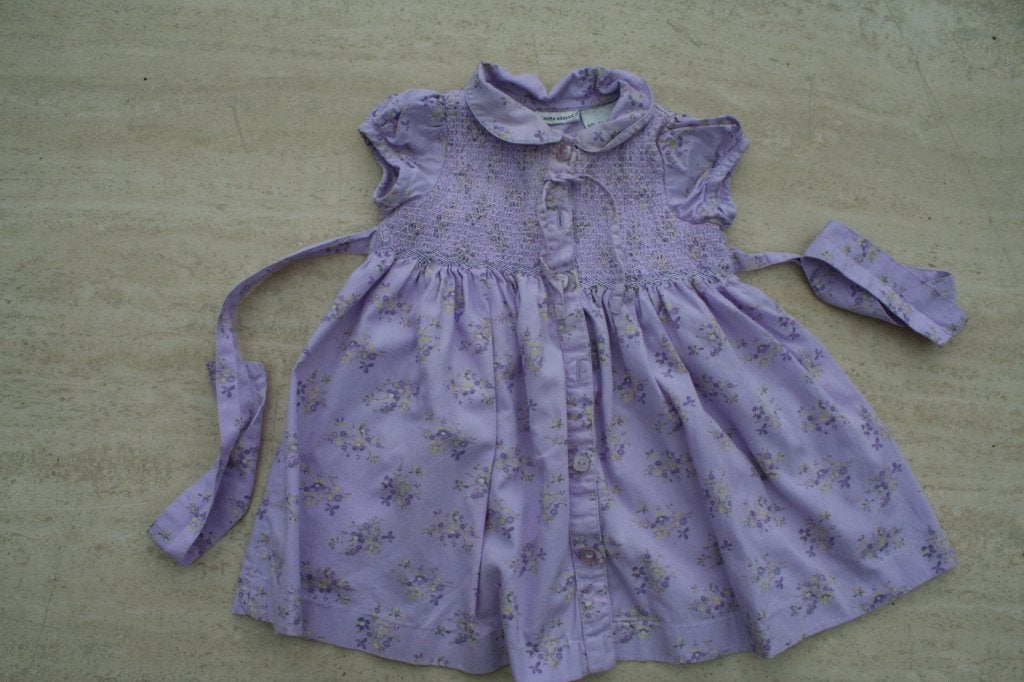 Ralph Lauren jurkje.   6  maanden, Kinderen en Baby's, Babykleding | Maat 68, Jurkje of Rokje, Zo goed als nieuw, Ralph Lauren