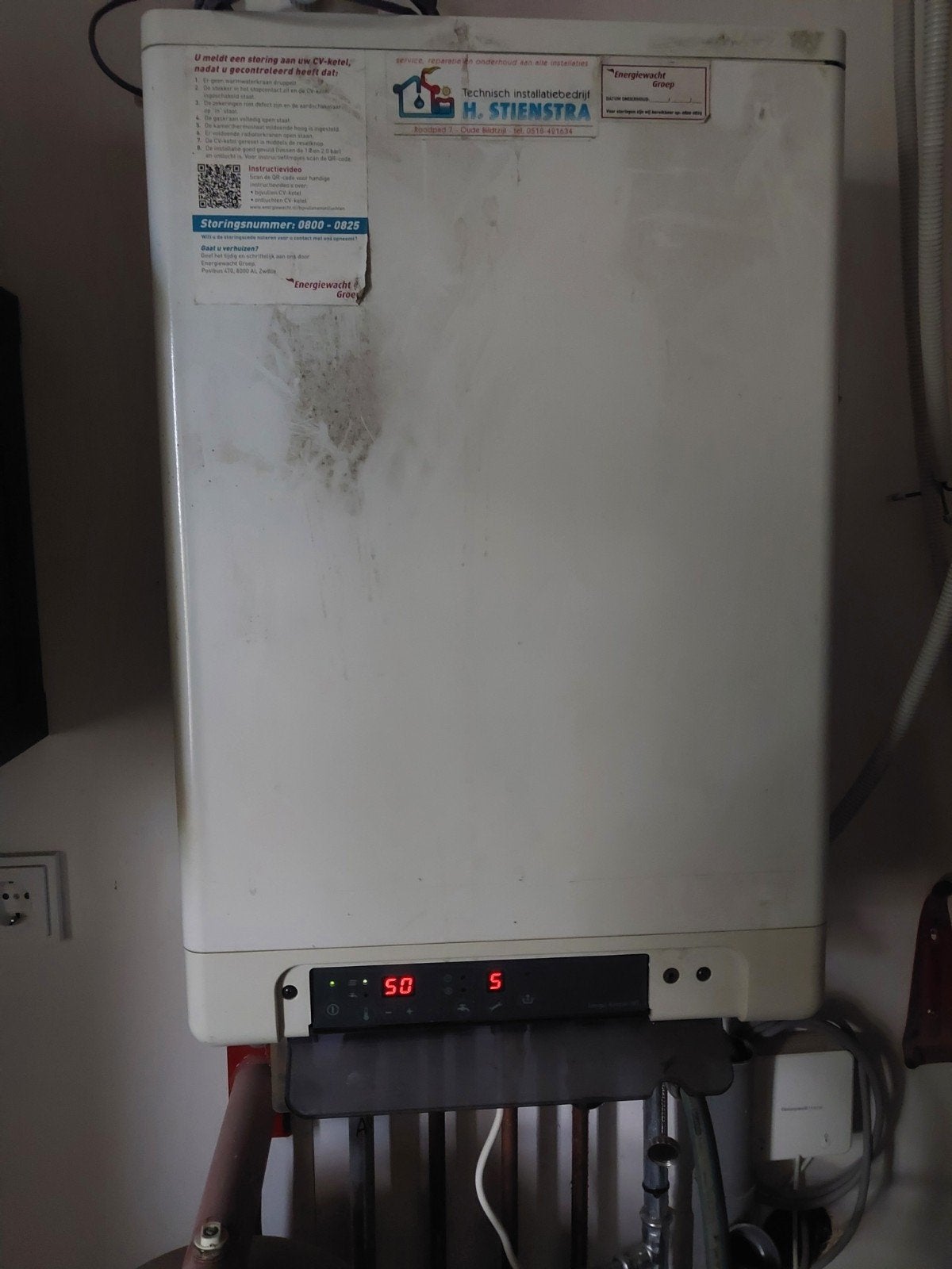 Intergas Ketel HR28, Ophalen, Minder dan 60 cm, Cv-ketel of Combi-ketel, 30 tot 80 cm