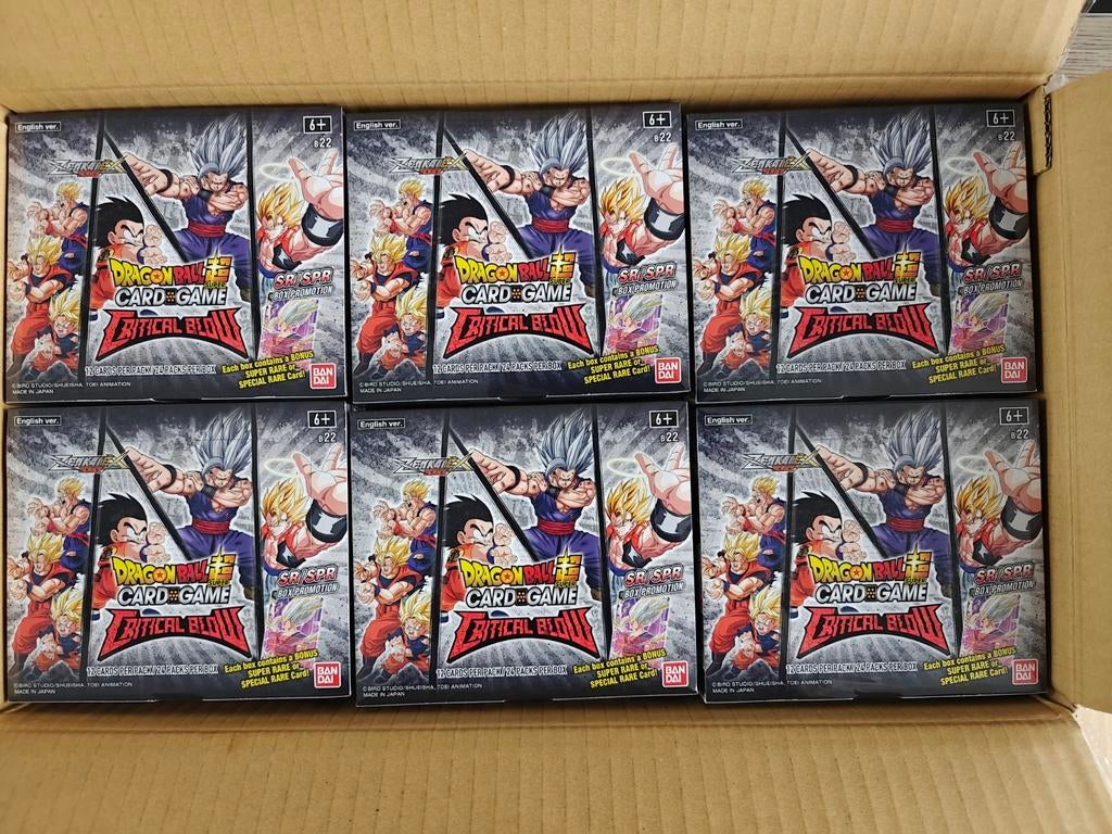 Dragonball Super Critical Blow BT22 Booster Box Sealed !, Ophalen of Verzenden, Nieuw, Boosterbox, Foil