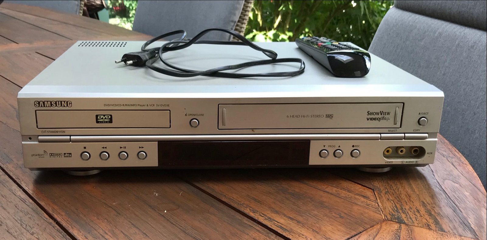 Samsung SV-DVD 3E video/dvd speler met afstandsbediening, Audio, Tv en Foto, Videospelers, Ophalen, Gebruikt, VHS-speler of -recorder