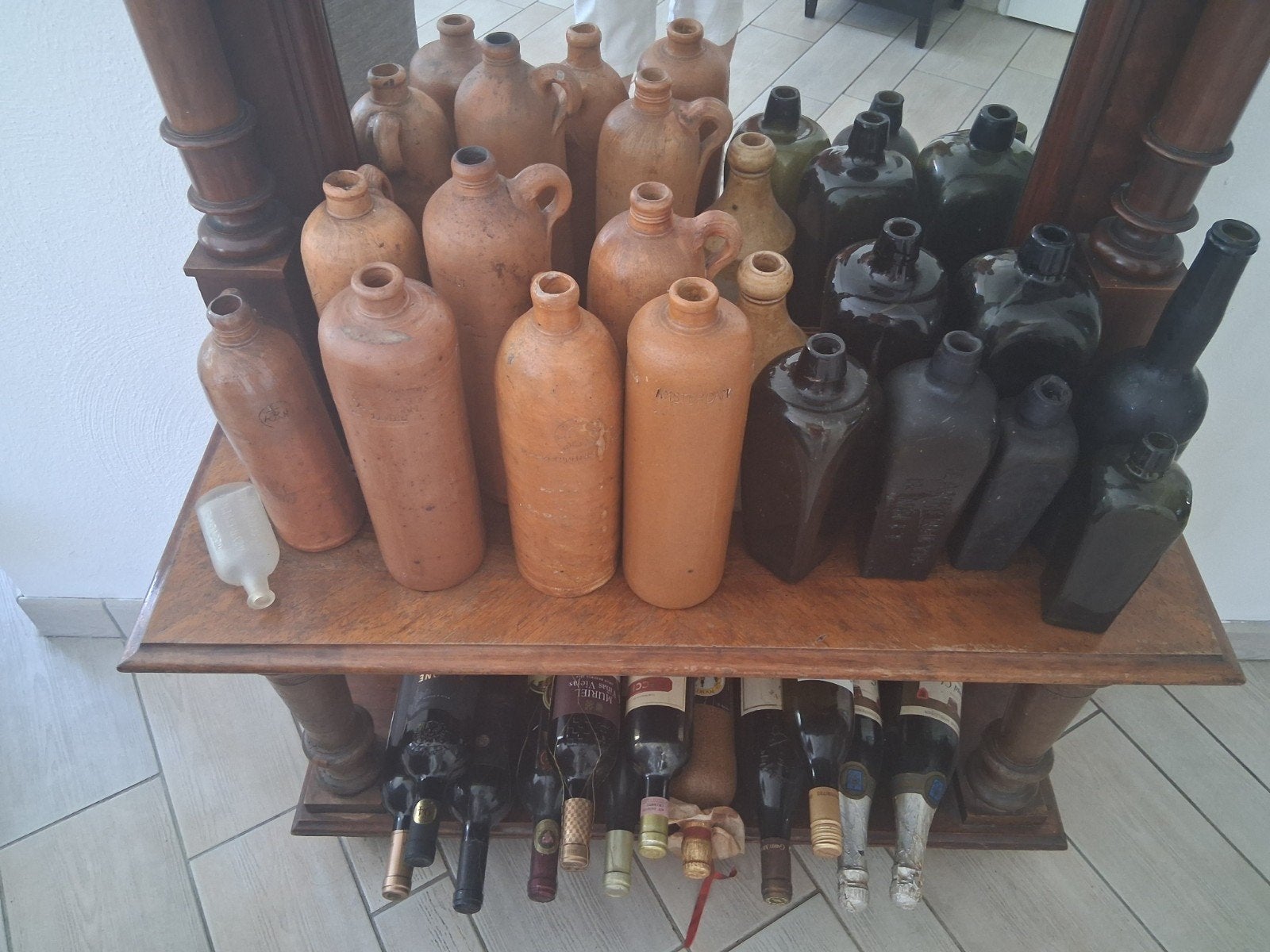 Antieke Jeneverflessen en Kruiken Collectie, Ophalen of Verzenden
