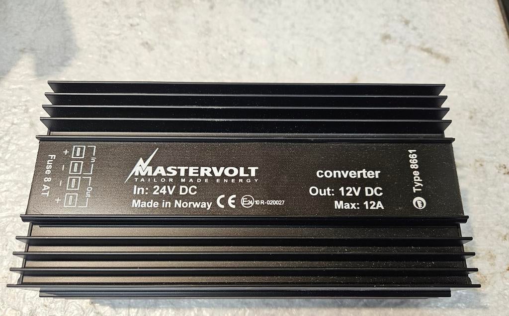 Mastervolt DC-DC converter 24/12 volt, 12 Amp type 8661, Ophalen of Verzenden, Nieuw, Overige typen