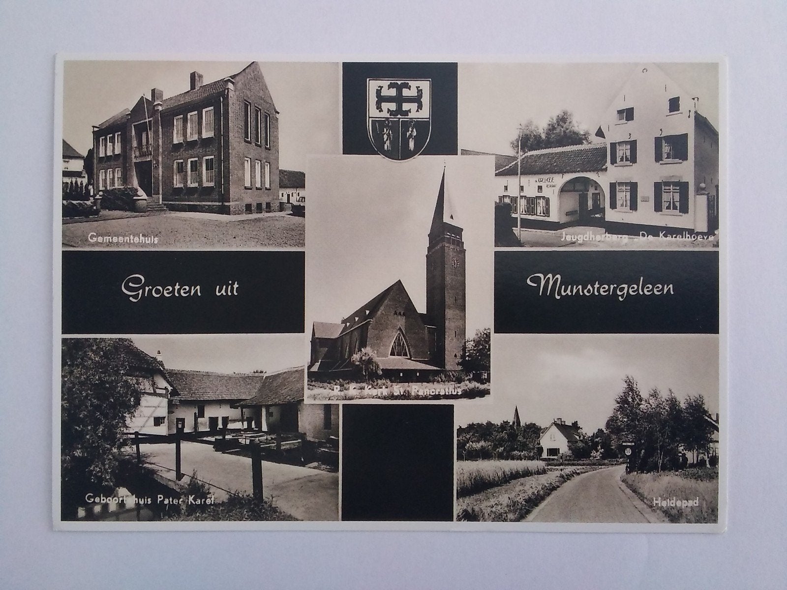 Ansichtkaart Munstergeleen Groeten, Verzamelen, Ansichtkaarten | Nederland, Verzenden, 1960 tot 1980, Utrecht