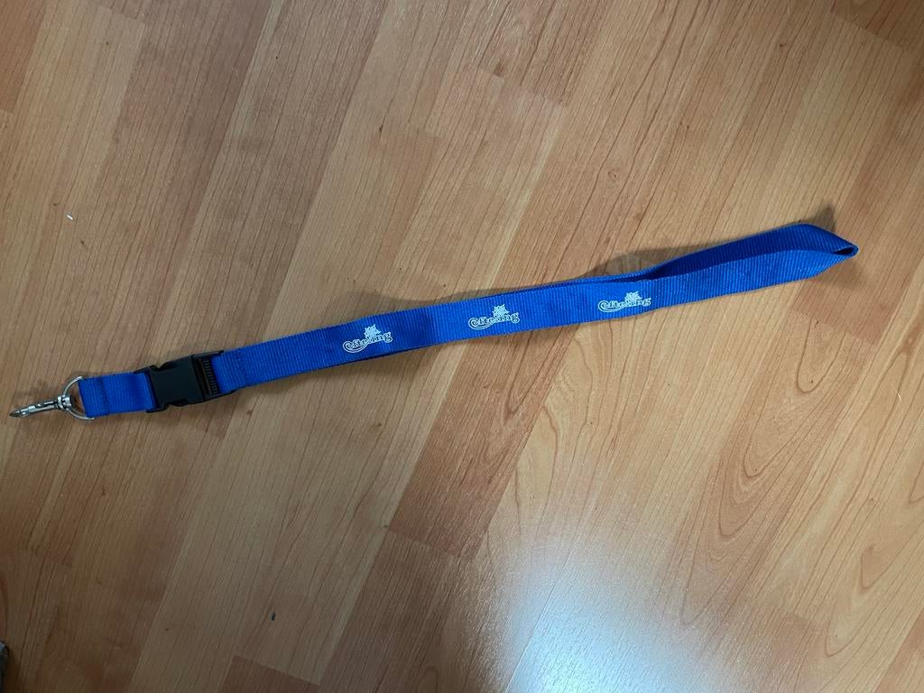 Efteling Keycord - Blauw met logo, Verzamelen, Efteling, Ophalen of Verzenden, Zo goed als nieuw, Gebruiksvoorwerp