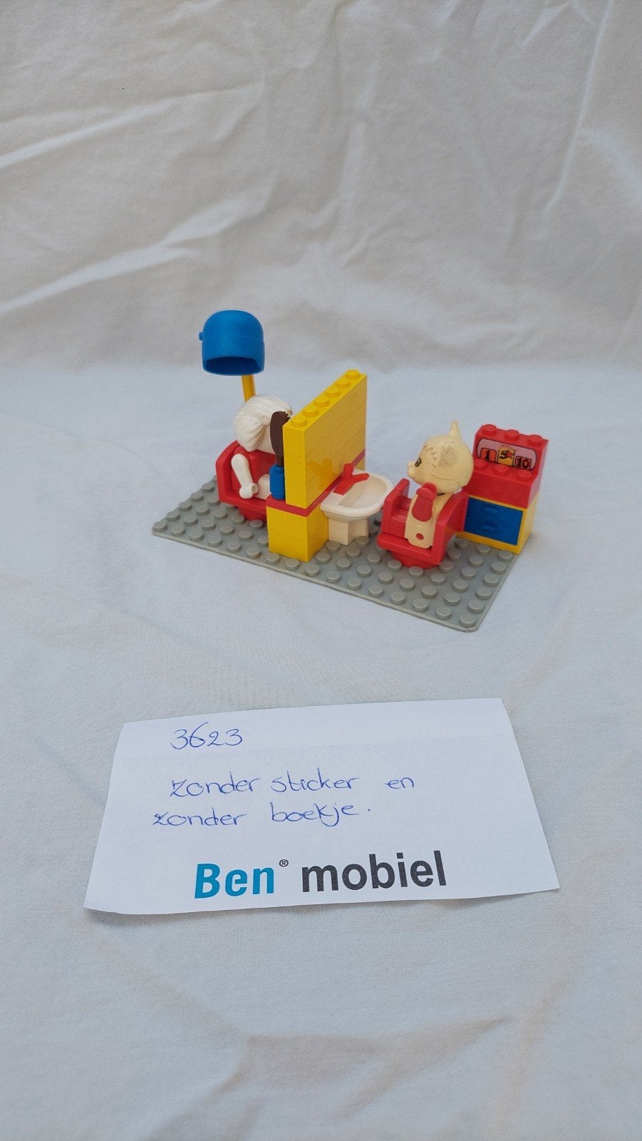Lego Fabuland 3623 Kapsalon - Zonder Spiegelsticker, Ophalen of Verzenden