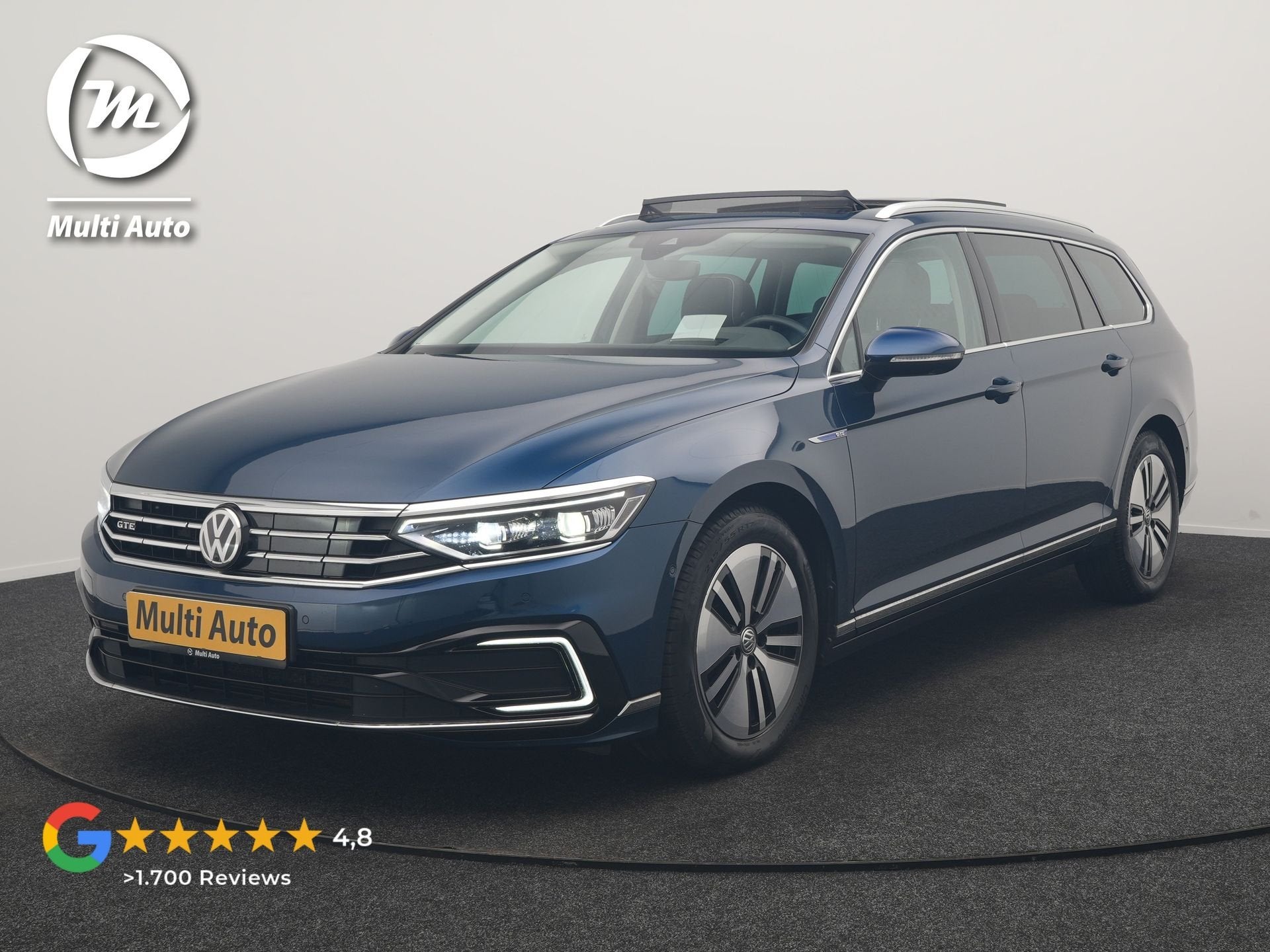 Volkswagen Passat 1.4 TSI PHEV GTE Business 218pk Dealer O.H, Auto's, Dealer onderhouden, Gebruikt, Zwart, 4 cilinders