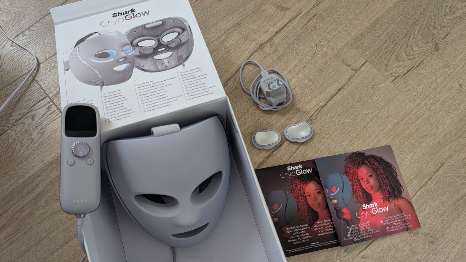 Shark CryoGlow Lichttherapie LED Masker, Ophalen of Verzenden, Zo goed als nieuw, Minder dan 10 lampen