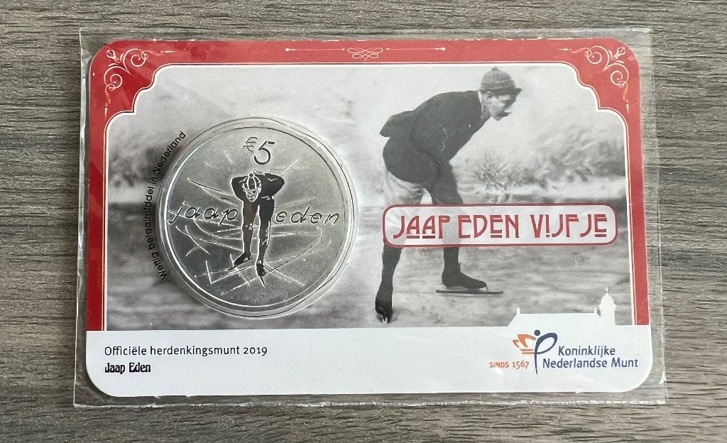Jaap Eden vijfje, Ophalen of Verzenden, Koningin Beatrix, Euro's